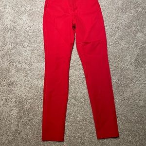 Old Navy Red Pixie Pants
